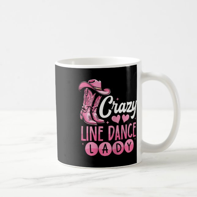 Mug Crazy Line Dance Lady Line Dancing (Droite)