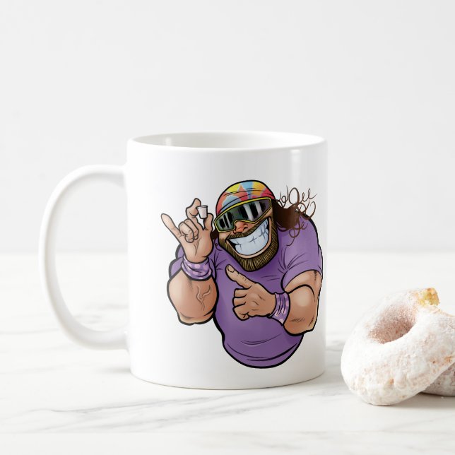 Mug Cream of the Crop Pro Wrestler (Avec donut)