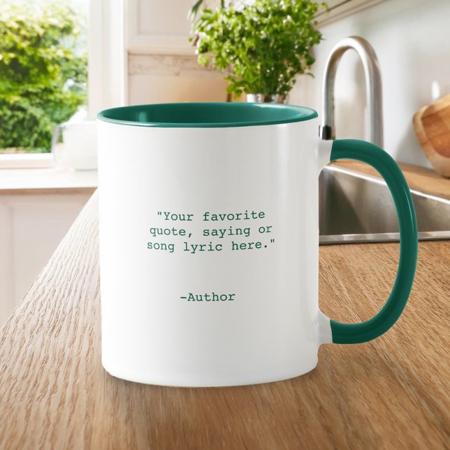 Mug Create Your Own Custom Quote (Créateur téléchargé)