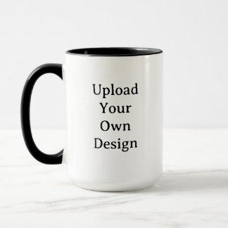 Mug Create Your Own Simple Custom 15 oz Combo