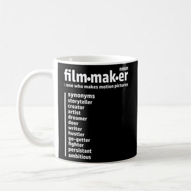 Mug Créateur de contenu cinéaste créateur de films cré (Gauche)