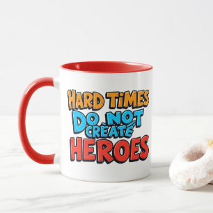 Mug Création de héros typographiques à dégradé vibrant
