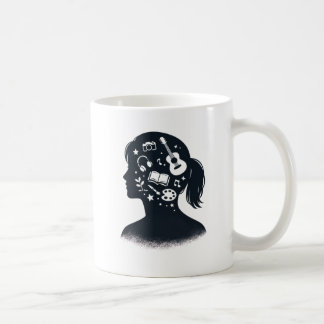 Mug Creative Mind Silhouette | Personalized Artistic 