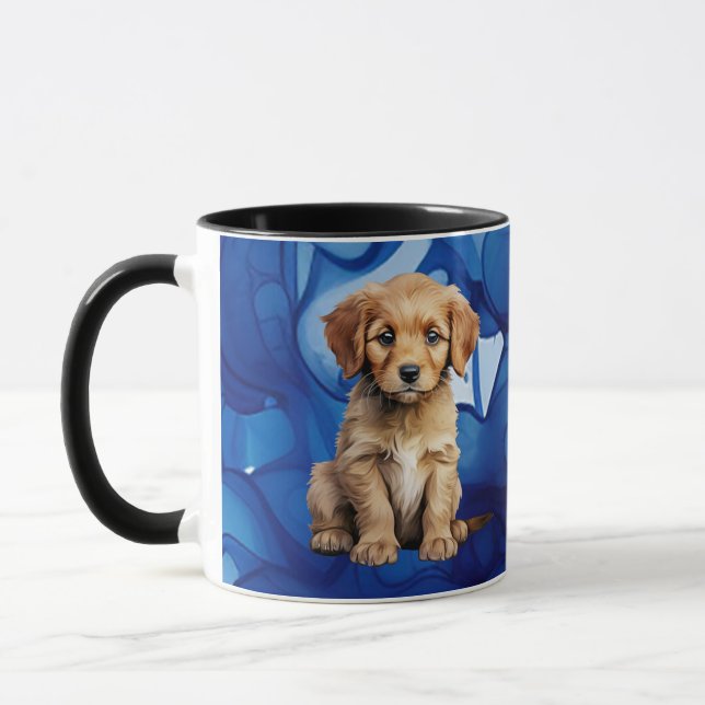 Mug Creative Puppy Log (Gauche)