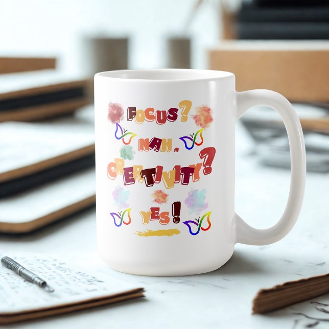 Mug Créativité au-dessus du chaos (Créateur téléchargé)