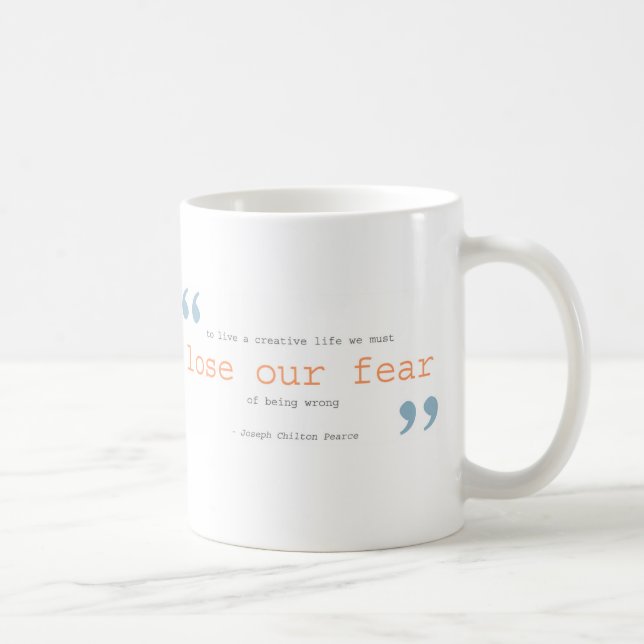Mug créativité + perdre notre peur (Droite)