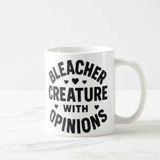Mug Créature des gradins avec des opinions 