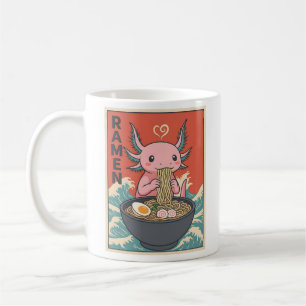 Mug Créature mignonne amatrice de nouilles Ramen drôle