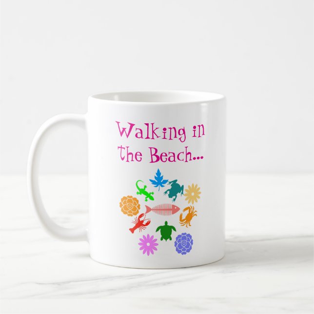 Mug Créatures de la Plage (Gauche)