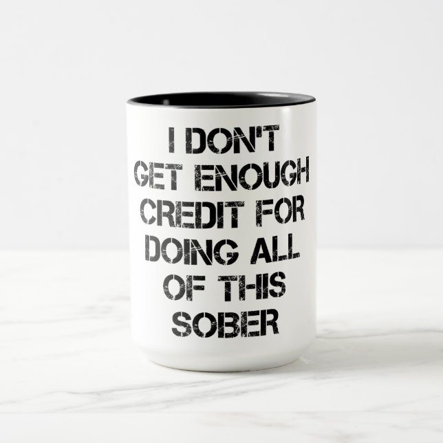 Mug Crédit pour la sobriété (Centre)