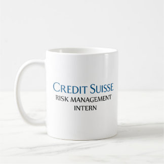 Mug Credit Suisse stagiaire en gestion des risques
