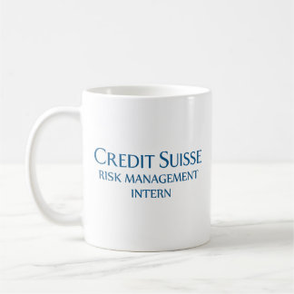Mug Credit Suisse stagiaire en gestion des risques