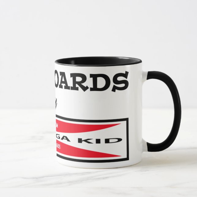 Mug Creekrat Cartoon Studios - Topanga Kid Surfboards (Droite)