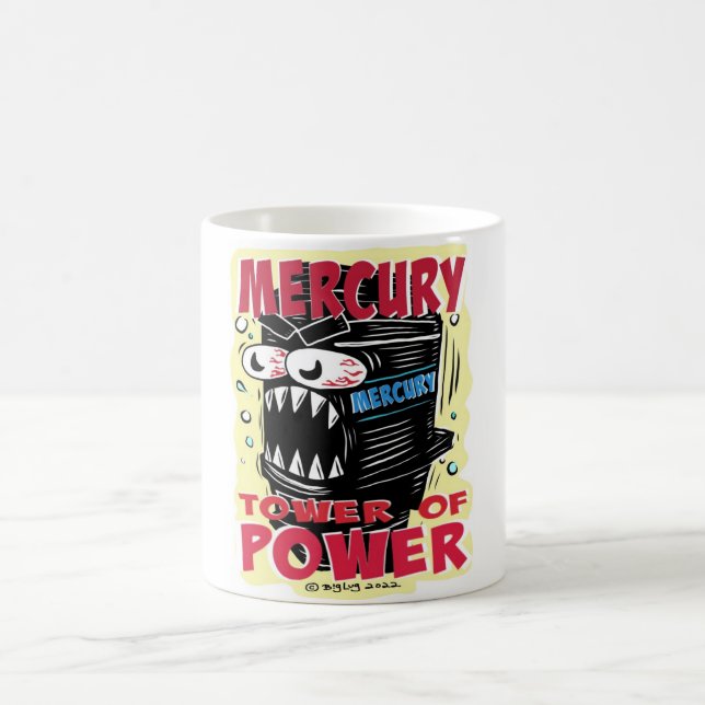 Mug Creekrat Studios Mercury Tower of Power Cartoon (Centre)