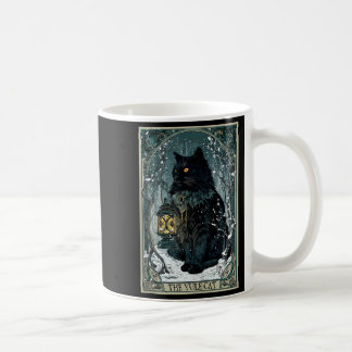 Mug Creepmas Vintage Le Chat de Yule Carte Tarot Noël