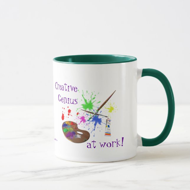 Mug Créer-Humour d'artiste (Droite)