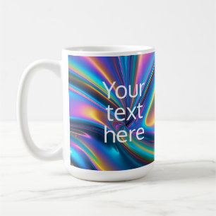 Mug créer son propre hologramme lumineux texte