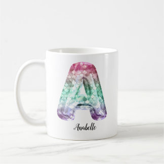 Mug Créer Votre Nom Personnalisé Monogramme A