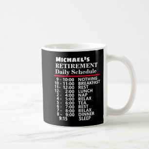 Mug Créer votre propre programme amusant de retraite c