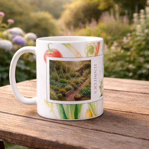 Mug Créez vos propres photos de jardin personnalisées 