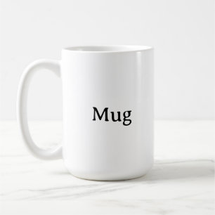 Mug Créez Votre Propre 15 oz Classique Personnalisé Si
