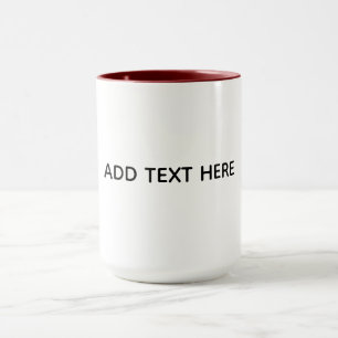 Mug Créez Votre Propre Blanc 