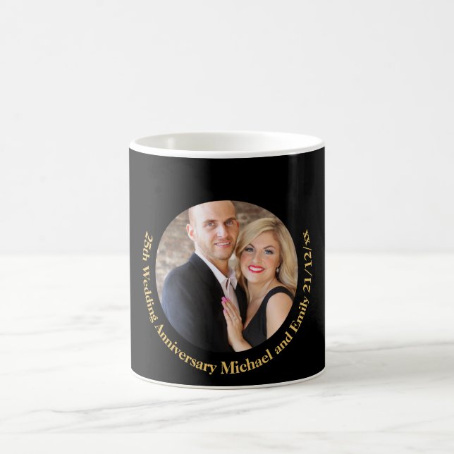 Mug Créez votre propre cadeau de photo ANNIVERSAIRE de (Centre)