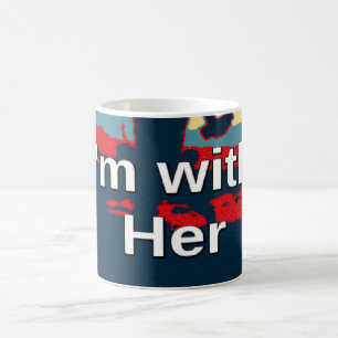 Mug Créez votre propre changement coloré Je suis avec 