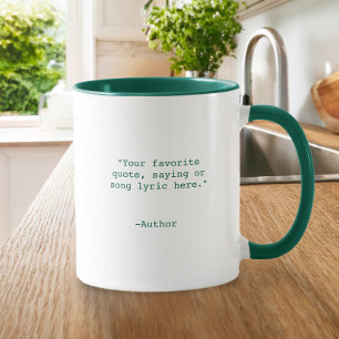 Mug Créez Votre Propre Citation Personnalisée