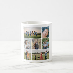 Mug Créez votre propre collection de 7 photos