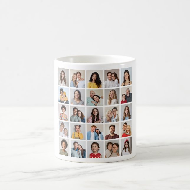 Mug Créez votre propre collection de photos 25 (Centre)