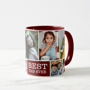 Mug Créez votre propre collection photo 10 Best Dad E