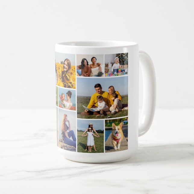 Mug Créez votre propre collection photo 12 (Devant droit)