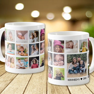 Mug Créez votre propre collection photo 22 Nom de fami