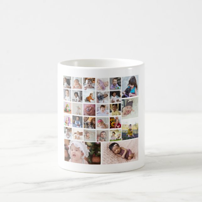 Mug Créez votre propre collection photo 30 (Centre)