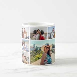 Mug Créez votre propre collection photo de 6 personnes