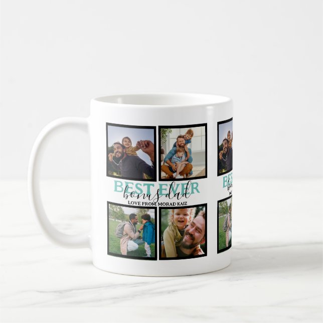 Mug Créez votre propre collection photo de Bonus Papa  (Gauche)