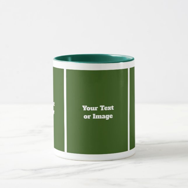 Mug Créez votre propre Cool personnalisé de trois phot (Centre)