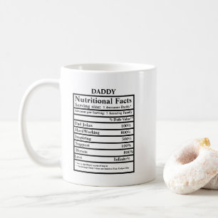 Mug Créez votre propre Fête des pères de données nutri