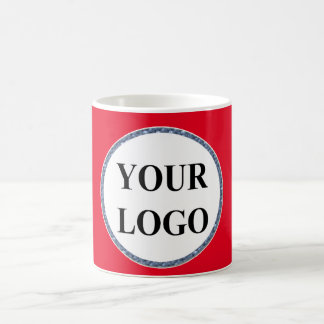 Mug Créez votre propre garde Black White Ajouter un lo