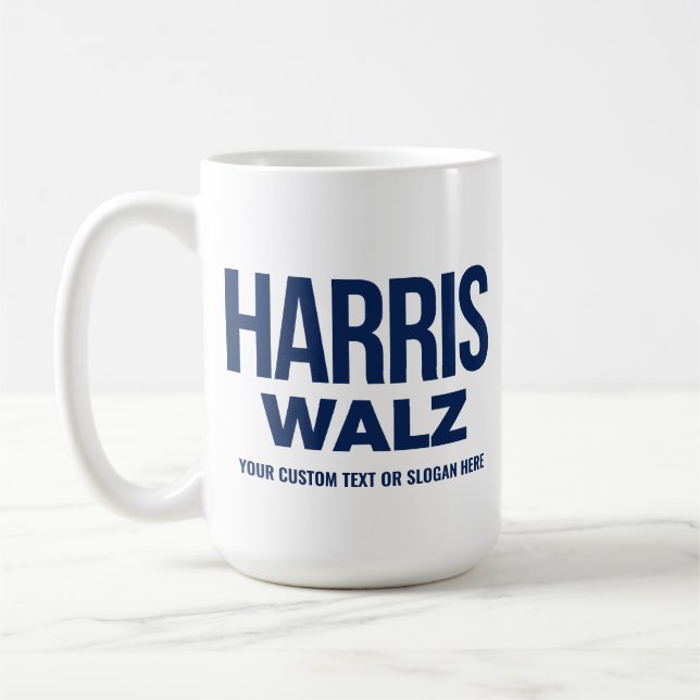 Mug Créez votre propre Harris Walz 2024 (Gauche)