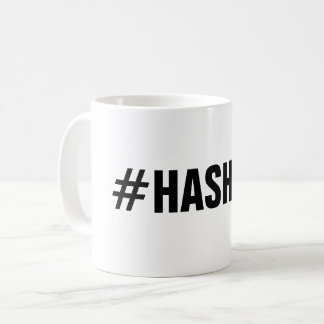 Mug Créez votre propre hashtag (mot-clé) sur mesure