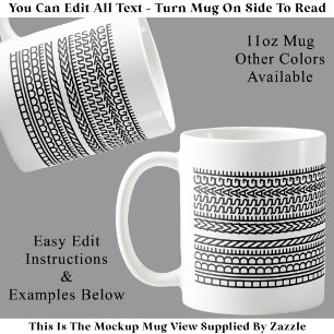 Mug Créez Votre Propre Message Caché Court Personnalis