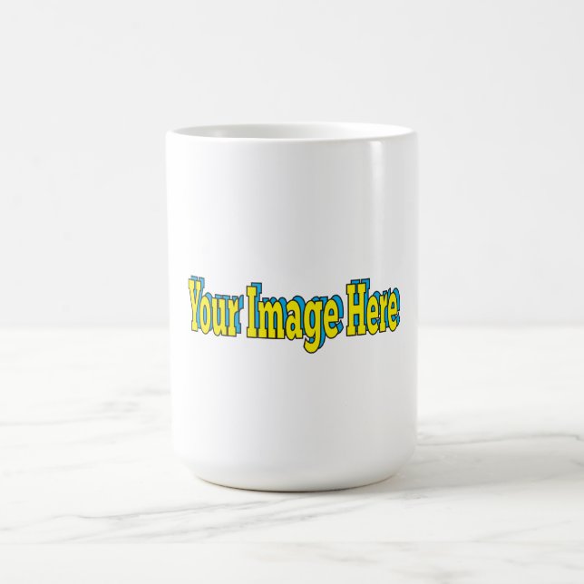 Mug 🤍 Créez votre propre Modèle personnalisé (Centre)