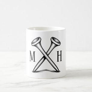 Mug Créez Votre Propre Monogramme Personnalisé de Golf