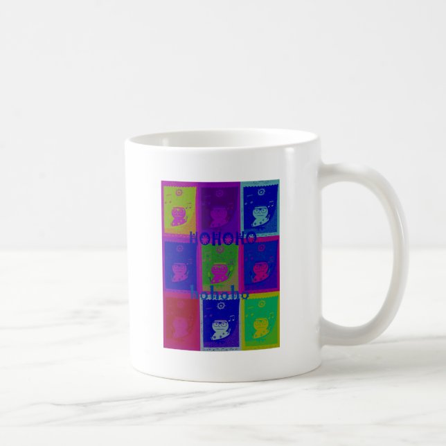 Mug Créez votre propre Père Noël HoHoho Pop Art spécia (Droite)