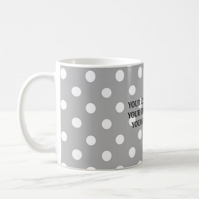 Mug Créez votre propre personnalisation personnalisée (Gauche)