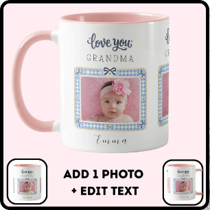 Mug Créez Votre Propre Photo De Grand-Mère Amour Vous