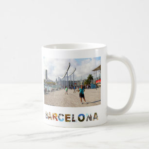 Mug Créez votre propre photo de vacances de Barcelone