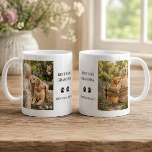 Mug Créez votre propre photo monogrammée de la meilleu